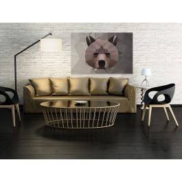 Nie chce mi się - nowoczesny obraz do sypialni - 120x80 cm