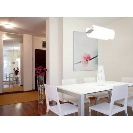 Gałązka kwiecia - nowoczesny obraz na płótnie - 50x70 cm