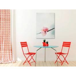 Gałązka kwiecia - nowoczesny obraz na płótnie - 50x70 cm