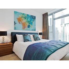 Topografia doznań - nowoczesny obraz na płótnie - 120x80 cm