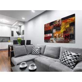 Maszyna zmian - nowoczesny obraz na płótnie - 120x80 cm Maszyna zmian - nowoczesny obraz na płótnie - 120x80 cm