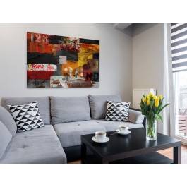 Maszyna zmian - nowoczesny obraz na płótnie - 120x80 cm Maszyna zmian - nowoczesny obraz na płótnie - 120x80 cm