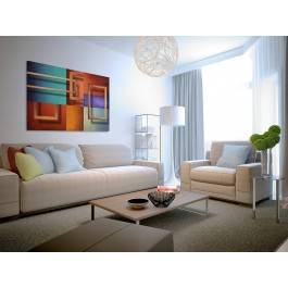 Autoportret duszy - nowoczesny obraz na płótnie - 120x80 cm