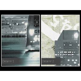 Pocztówka z Nowego Jorku - nowoczesny obraz na płótnie - 120x80 cm