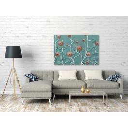 Kraina subtelności - nowoczesny obraz na płótnie - 120x80 cm Kraina subtelności - nowoczesny obraz na płótnie - 120x80 cm