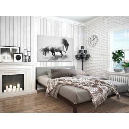 Majestatyczny galop - nowoczesny obraz na płótnie - 120x80 cm