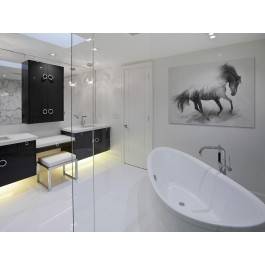 Majestatyczny galop - nowoczesny obraz na płótnie - 120x80 cm