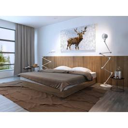 Hello my deer - nowoczesny obraz na płótnie - 120x80 cm