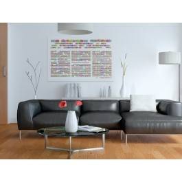 Myśli nieuczesane - nowoczesny obraz na płótnie - 120x80 cm Myśli nieuczesane - nowoczesny obraz na płótnie - 120x80 cm