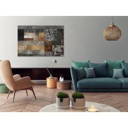 Oddech melancholii - nowoczesny obraz do salonu - 120x80 cm Oddech melancholii - nowoczesny obraz do salonu - 120x80 cm