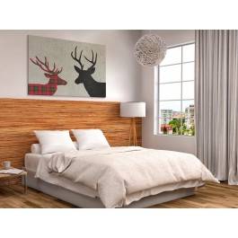 Ciepło północy - nowoczesny obraz na płótnie - 120x80 cm Ciepło północy - nowoczesny obraz na płótnie - 120x80 cm