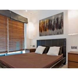 Za siedmioma lasami - nowoczesny obraz na płótnie - 120x80 cm