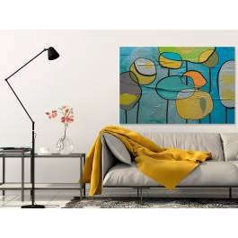 Bańki mydlane - nowoczesny obraz na płótnie - 120x80 cm Bańki mydlane - nowoczesny obraz na płótnie - 120x80 cm