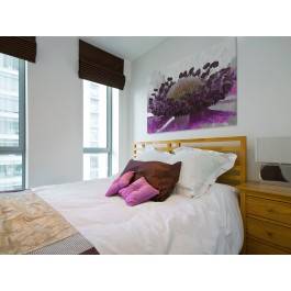 Wytworna purpura - nowoczesny obraz na płótnie - 120x80 cm