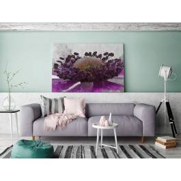 Wytworna purpura - nowoczesny obraz na płótnie - 120x80 cm
