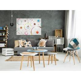 Synergia orbit - nowoczesny obraz na płótnie - 120x80 cm