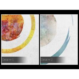 Synergia orbit - nowoczesny obraz na płótnie - 120x80 cm