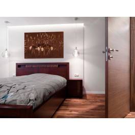 Żurawie na mokradłach - nowoczesny obraz na płótnie - 120x80 cm