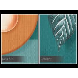 Gra w zielone - nowoczesny obraz do salonu - 120x80 cm Gra w zielone - nowoczesny obraz do salonu - 120x80 cm