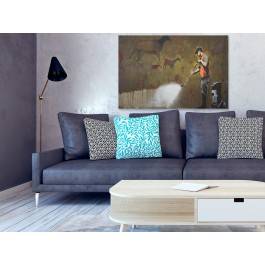 Banksy - Lascaux - nowoczesny obraz na płótnie - 120x80 cm