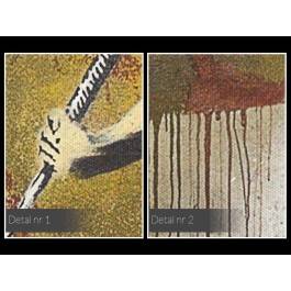 Banksy - Lascaux - nowoczesny obraz na płótnie - 120x80 cm