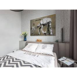 Banksy - Star wars - nowoczesny obraz na płótnie - 120x80 cm Banksy - Star wars - nowoczesny obraz na płótnie - 120x80 cm