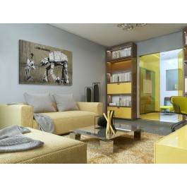 Banksy - Star wars - nowoczesny obraz na płótnie - 120x80 cm Banksy - Star wars - nowoczesny obraz na płótnie - 120x80 cm