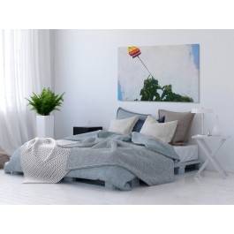 Banksy - Flaga McDonalds - nowoczesny obraz na płótnie - 120x80 cm