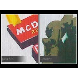 Banksy - Flaga McDonalds - nowoczesny obraz na płótnie - 120x80 cm