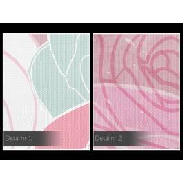 Ogrody różane - nowoczesny obraz na płótnie - 120x80 cm