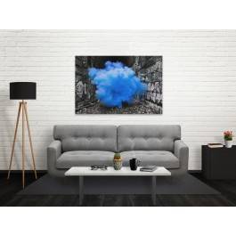 Akt teleportacji - fotoobraz na płótnie - 120x80 cm