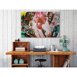 Kobieta zagadka - zdjęcie na płótnie - 120x80 cm