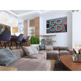 Pozytywne wibracje - fotoobraz na płótnie - 120x80 cm