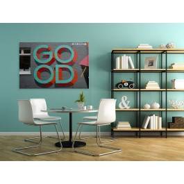 Pozytywne wibracje - fotoobraz na płótnie - 120x80 cm