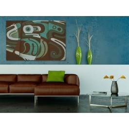 Żuraw i czapla - fotoobraz na płótnie - 120x80 cm Żuraw i czapla - fotoobraz na płótnie - 120x80 cm