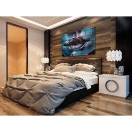 Mur milczenia - fotoobraz na płótnie - 120x80 cm