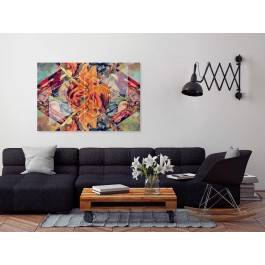 Wzór szlachetności - nowoczesny obraz na płótnie - 120x80 cm Wzór szlachetności - nowoczesny obraz na płótnie - 120x80 cm