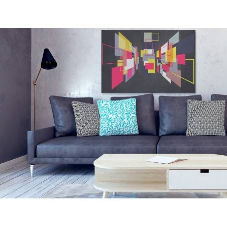 Pokój zwierzeń - nowoczesny obraz na płótnie - 120x80 cm
