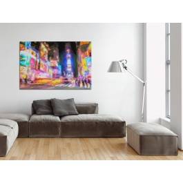 Wszystkie kolory Nowego Jorku - nowoczesny obraz na płótnie - 120x80 cm