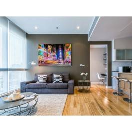 Wszystkie kolory Nowego Jorku - nowoczesny obraz na płótnie - 120x80 cm