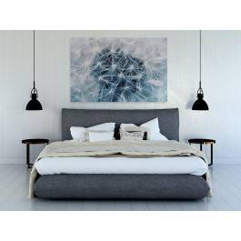 Biały dmuchawiec - fotoobraz do sypialni - 120x80 cm Biały dmuchawiec - fotoobraz do sypialni - 120x80 cm