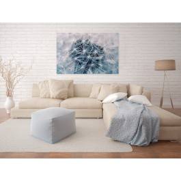 Biały dmuchawiec - fotoobraz do sypialni - 120x80 cm Biały dmuchawiec - fotoobraz do sypialni - 120x80 cm