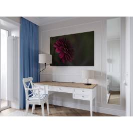 Dostojna dalia - nowoczesny obraz na płótnie - 120x80 cm