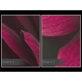 Dostojna dalia - nowoczesny obraz na płótnie - 120x80 cm