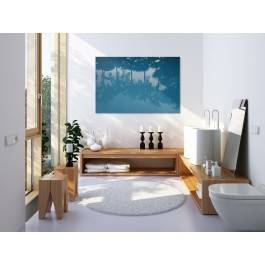 Wakacyjna pocztówka - nowoczesny obraz na płótnie - 120x80 cm