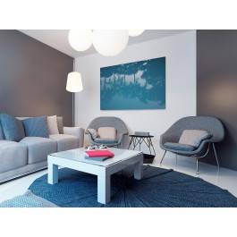 Wakacyjna pocztówka - nowoczesny obraz na płótnie - 120x80 cm