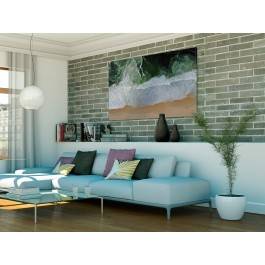 Na fali - nowoczesny obraz na płótnie - 120x80 cm Na fali - nowoczesny obraz na płótnie - 120x80 cm