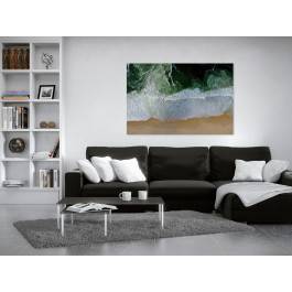 Na fali - nowoczesny obraz na płótnie - 120x80 cm Na fali - nowoczesny obraz na płótnie - 120x80 cm