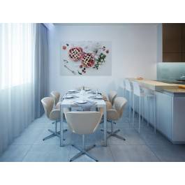 Wykwintny deser - fotoobraz do kuchni - 120x80 cm