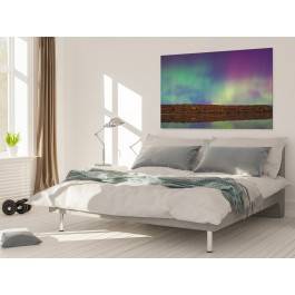 Aurora borealis - fotoobraz do sypialni - 120x80 cm Aurora borealis - fotoobraz do sypialni - 120x80 cm